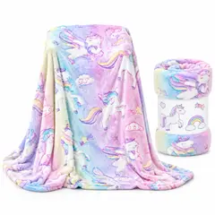 INSPIRA MARKET - Manta Infantil de Astronautas Suave 150 x 100 cm con Brillo en la Oscuridad