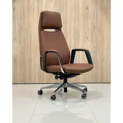 GENERICO - SILLA GERENCIAL ANDORRA CONFORT MARRON