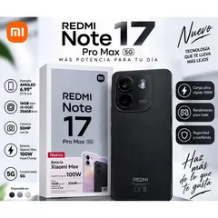 XIAOMI - REDMI NOTE 17 PRO MAX 5G 8GB 256GB - COLOR NEGRO
