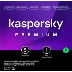 KASPERSKY - PREMIUM 5 PC - 1 AÑO