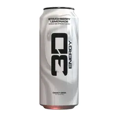 3D - Bebida Energizante Strawberry Lemonade - Lata 473 ml
