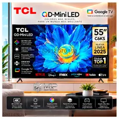 TCL - Televisor QD-MiniLED 55 UHD 4K Smart TV 55C6KS