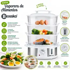 BOSSKO - Vaporera de Alimentos - BK-0557VP
