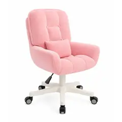 GENERICO - Silla de Tocador Computador Altura Ajustable Giratoria 360° Hogar Dormitorio Oficina 190018-2