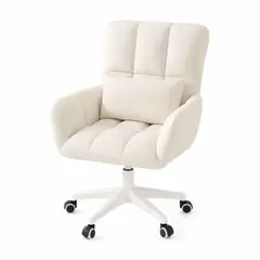 GENERICO - Silla de Tocador Computador Altura Ajustable Giratoria 360° Hogar Dormitorio Oficina 190018