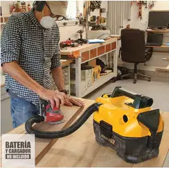 DEWALT - Aspiradora para Seco y Húmedo 20V 7.5 Litros Baretool