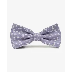 Andrew'S Ties - Pajarita Lila con Diseño de Flores