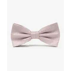 Andrew'S Ties - Pajarita Palo Rosa con Diseño Patrón de Espiga