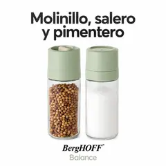 Berghoff - Set de Molinillo y Salero/Pimentero Balance 2 Piezas