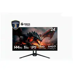 Teros - Monitor PLANO TE-2417S 23.8 IPS FULL HD 144hz 1MS HDMI DISPLAYPORT con PARLANTES 3 años Garantia
