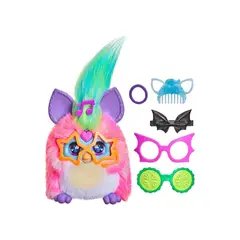 FURBY - Juguete electrónico interactivo Vibes Rose Berry - Version INGLES