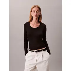 CALVIN KLEIN - CAMISETA MODAL DE MANGA LARGA CK