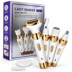OEM - Depiladora Eléctrica Femenino 4 en 1 Recargable