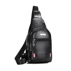 GENERICO - Pechera Mochila Morral Hombre cuero sintético Clásico