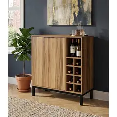 DABUILDINGSER ACEROS & MUEBLES - MINI BAR MODERNO MIKA MARRÓN | DABUILDINGSER