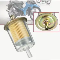 GENERICO - Filtro De Gasolina para Motocicleta y Auto - Lancha y Cuatrimoto
