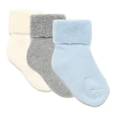 YAMP - Medias Felpa Bebé Niña Pack X3 Algodón