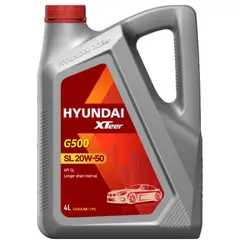 HYUNDAI - Aceite de Motor XTeer G500 Sintetico 20W-50 4LT