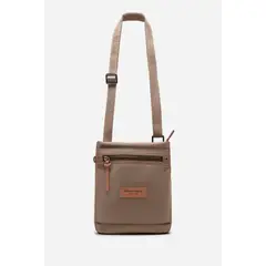 RENZO COSTA - MORRAL DE NYLON CUERO