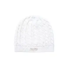 WAWA PIMA - GORRO TEJIDO BEBÉ BLANCO