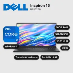 Dell - Laptop Inspiron 15 DC15250 Core I7-1355U 16GB 512GBSSD 15.6" (LDC15250-7427BLK-PUS)