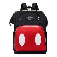 GENERICO - Mochila Pañalera Térmico Impermeable Multifuncional Micky Mouse