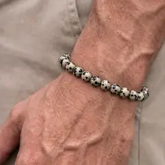 ALFA SFM - Pulsera Jaspe Dálmata