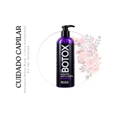 GENERICO - Shampoo Botox Musa de 1 Litro Profesional Sin Sal ni Siliconas