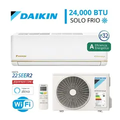 DAIKIN - Aire Acondicionado Inverter 24000 BTU Split Inverter solo Frío