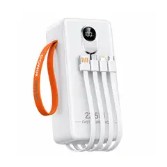 GENERICO - Power Bank Demgel Negro 45 000 mAh DE-2035 Carga Rapida PD25W Blanco 4 Cables Integrados