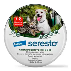 SERESTO - Collar Antipulgas ELANCO Menor de 8KG