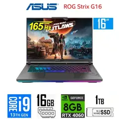 ASUS - ROG STRIX G16 G614JV-AS94 INTEL CORE I9-13980HX 16GB 1TB 16'' WUXGA 8GB RTX4060 WIN 11