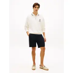 TOMMY HILFIGER - SHORT GLOBAL STRIPE SWEATSHORT TH