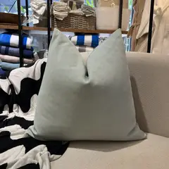 CLAUDIA RIVA HOME - Funda de Cojín Isa Aqua + relleno de poliester