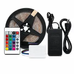 GENERICO - Cinta De Luces Led RGB 5 Metros Para Cuarto Gamer