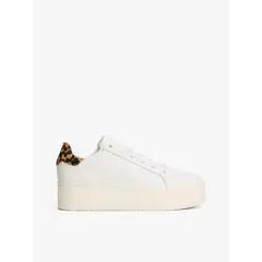 TOMMY HILFIGER - ZAPATILLAS HD TJW FLATFORM LEOPARD SNEAKER TH