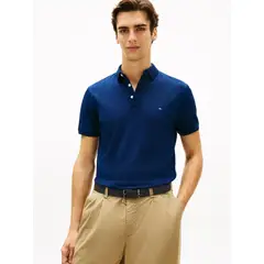TOMMY HILFIGER - POLO JACQUARD HIDDEN PLACKET REG PO TH