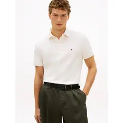TOMMY HILFIGER - POLO JACQUARD HIDDEN PLACKET REG PO TH