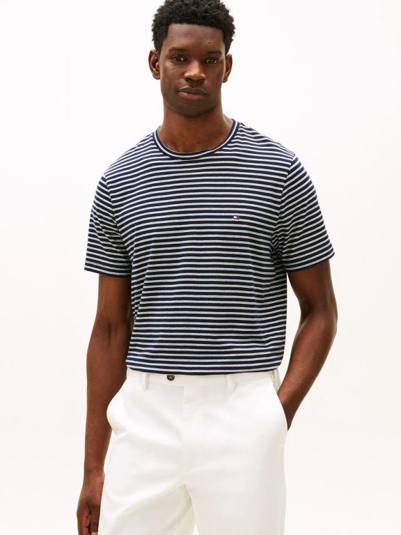 CAMISETA ESS SEASONAL REG FIT STRIPE TE TH
