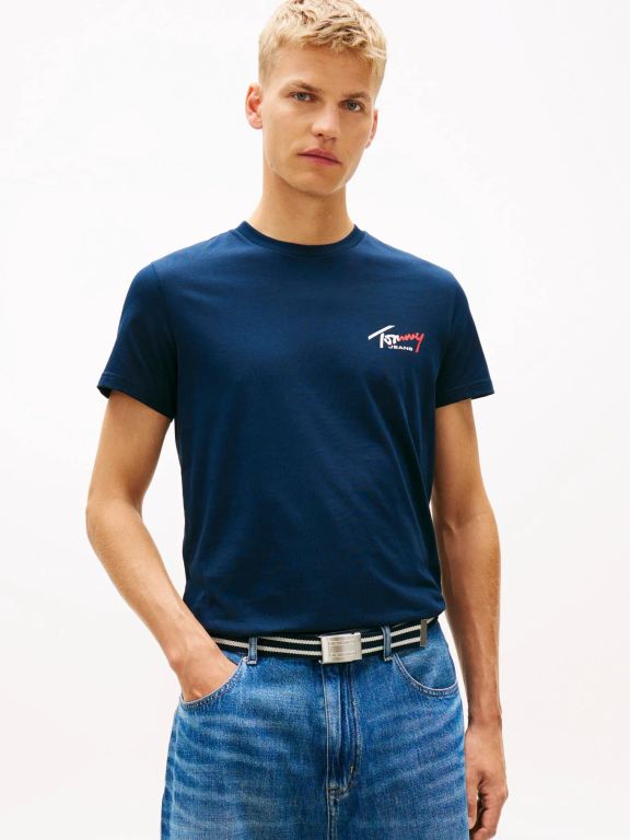 CAMISETA TJM SLIMSIGNCHESTSSTEEEXT TH