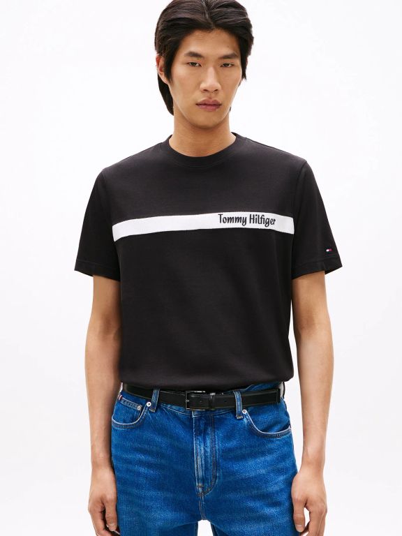 CAMISETA LOOPBACK STRIPE GRAPHIC TEE TH