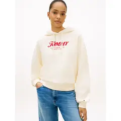 TOMMY HILFIGER - SWEATSHIRT FUN GRAPHIC MDRN HOODIE TH