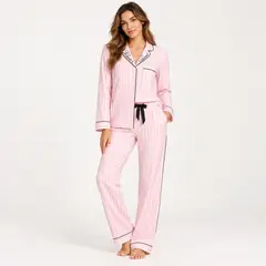 Victoria'S Secret - Pijama Victoria Secret Flannel Iconic Pantalón