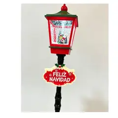 GENERICO - Farol Navideño 187 cm — Papá Noel en Tren con Nieve
