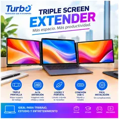 OEM - Extensor Triple Pantalla para Laptop Turbo S2 14" Full HD IPS Portátil