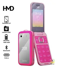Nokia - CELULAR BASICO BARBIE HMD PINK 4G DUAL SIM