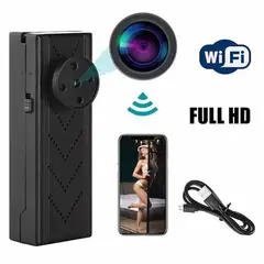 GENERICO - Mini Cámara Botón Espía DVR Wifi Audio Y Video En Vivo