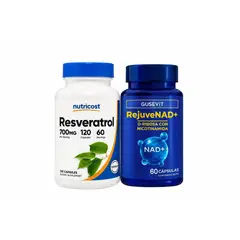 GUSEVIT - RejuveNAD+ y Resveratrol Nutricost 700 mg