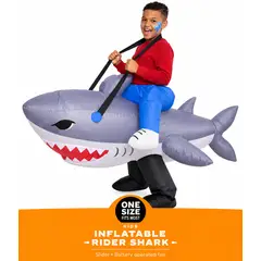 GENERICO - Disfraz Niño Tiburón Inflable