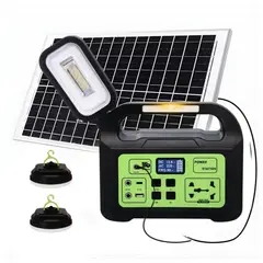 SANC - Estación de Energía Portátil SANCI SC-TY2634 150W con Panel Solar 40W + 2 Focos LED